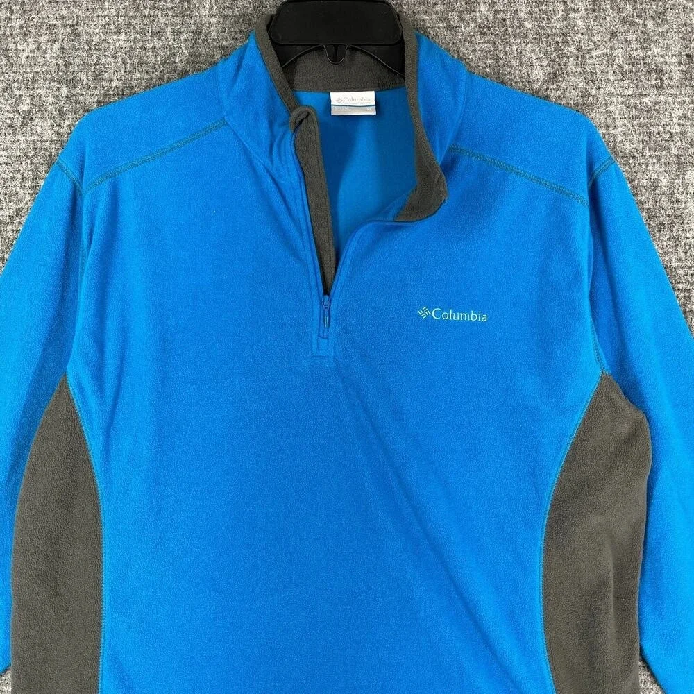 Columbia Quarter Zip Sweater Mens XL‎ Casual Lightweight Minimal Outdoor Trail